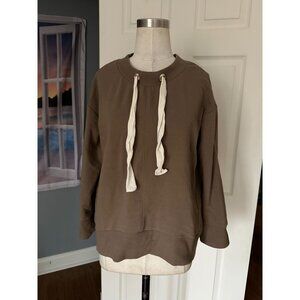 B New York awesome sweatshirt with drawstring detail SMALL